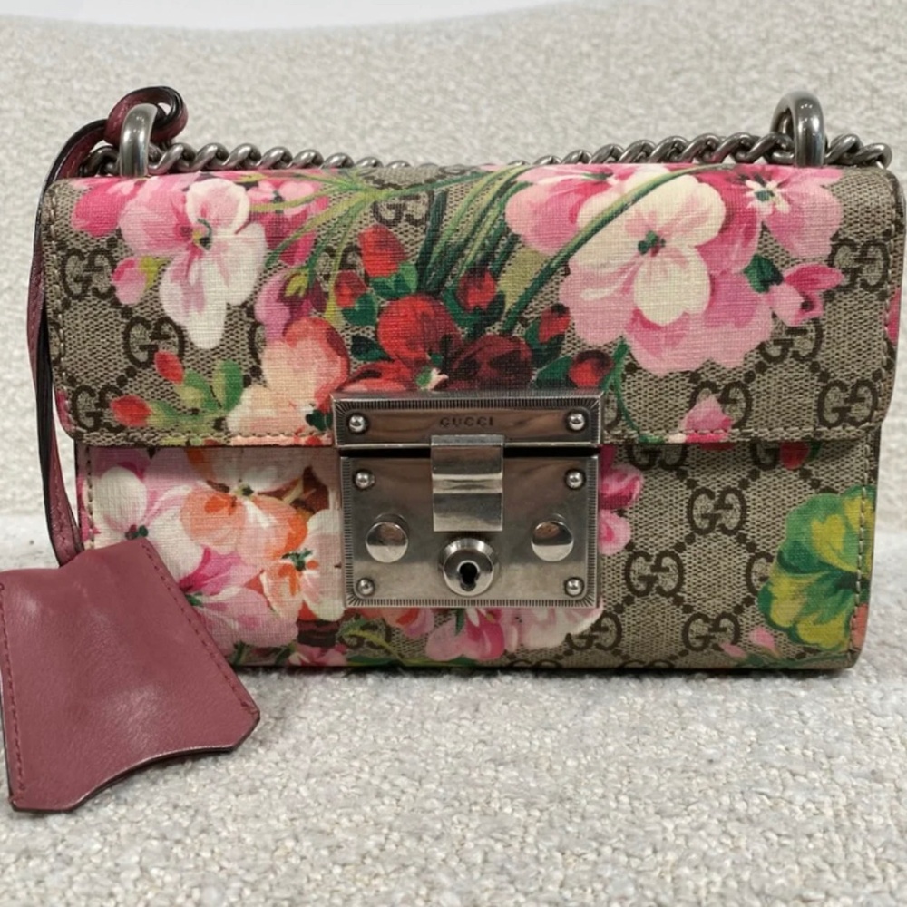 Authentic Pre-Owned Gucci Bloom Padlock Shoulder Bag